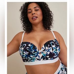 🆕 Torrid Lightly Lined T-Shirt Longline Bra - 44D